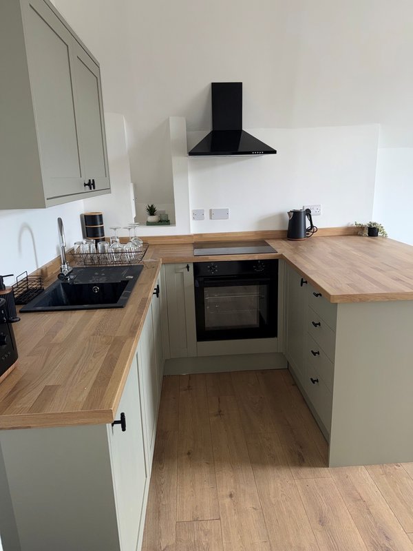 Kitchen with essential amenities