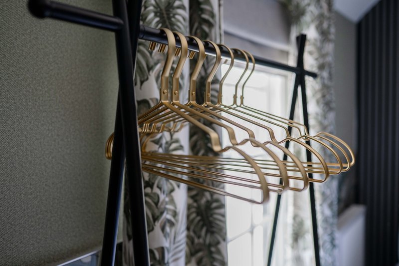 Plenty of hangers to keep your clothes neatly organised.