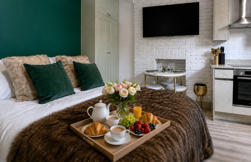 Business & Relocation Large Studio | Near 2 Tube Stations