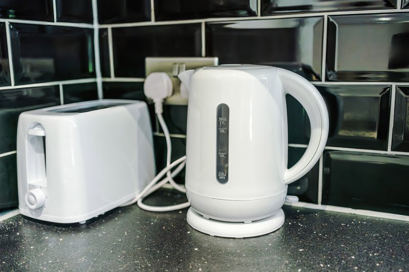 Modern appliances and plenty of space.