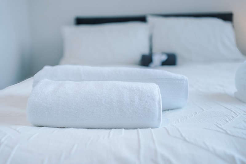 Fresh linen and towels for every stay!