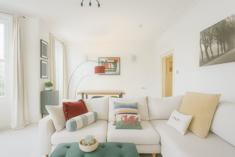 The Pontcanna Emerald – 2-Bed Cardiff Apartment, Free Parking & Fast WiFi
