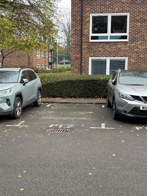 Allocated parking space