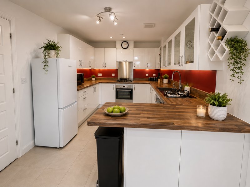 4 bed townhouse with 6/7 beds, 2 parking spaces close to city centre and station