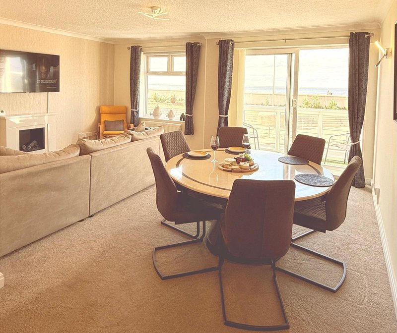Sea View. Private on site parking.