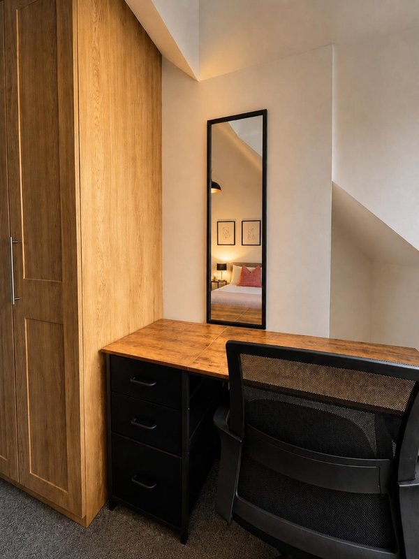 Large 4-bed house for crews, Secure driveway parking + fast WiFi, 5 min to City Hospital