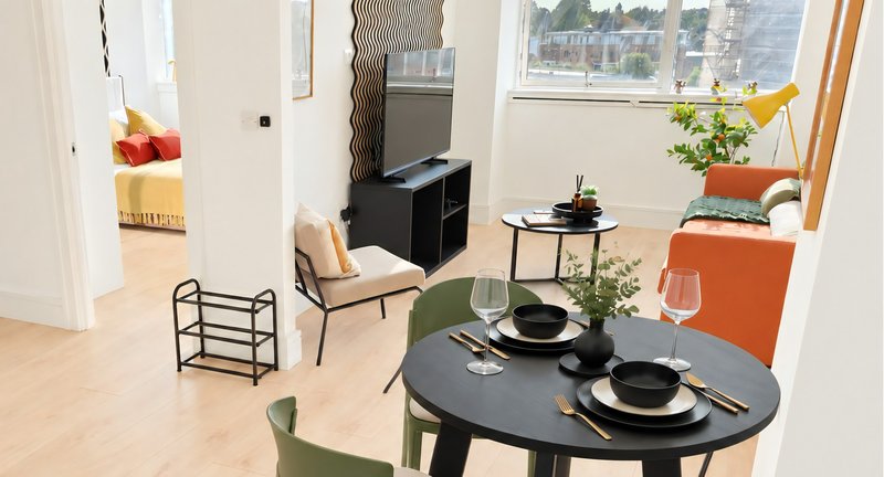 Wembley Park 1 Bed | Sleep 4 | Gym, Workspace