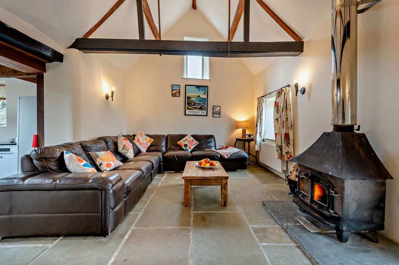 Castle Forge: 4-Bedroom Purbeck Stone House in Kingston, near Corfe Castle, Courtyard, Sleeps 7
