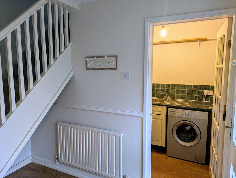 A washing machine and dryer are provided, giving working groups the convenience of doing laundry during longer stays. This is especially useful for those working away from home for extended periods